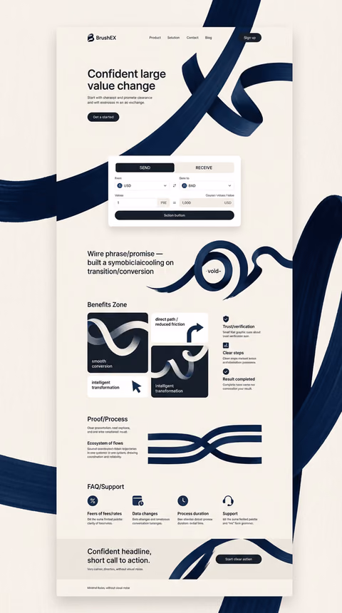 Exchanger design style — option 4