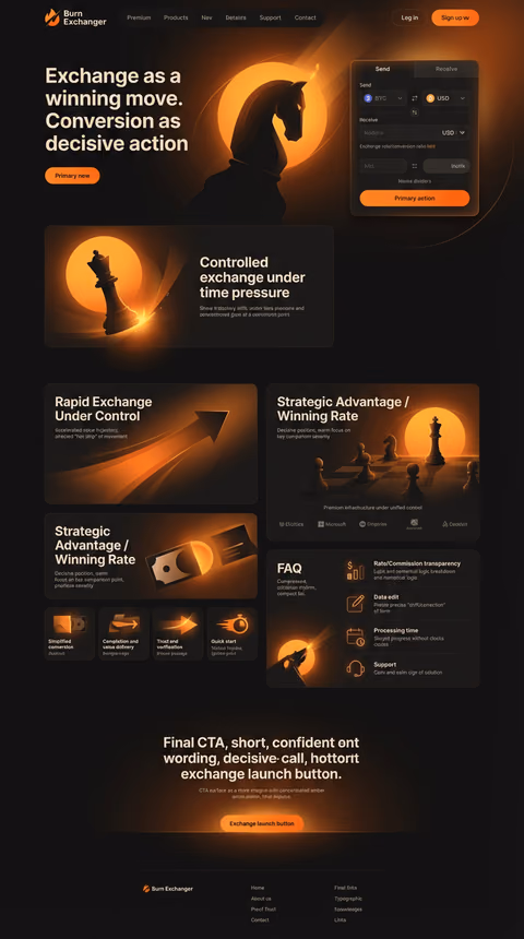 Exchanger design style — option 5