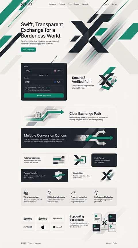 Exchanger design style — option 8