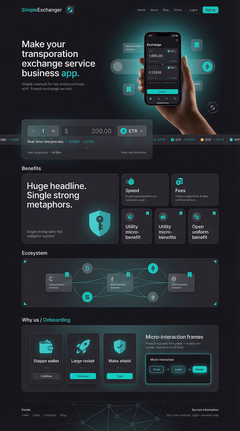 Exchanger design style — option 19