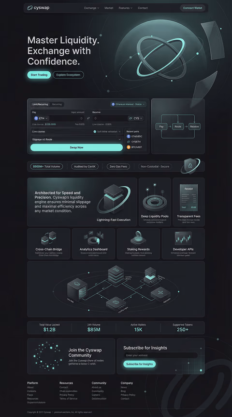 Exchanger design style — option 30