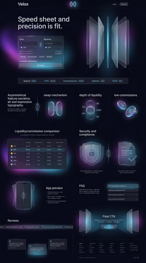 Exchanger design style — option 33